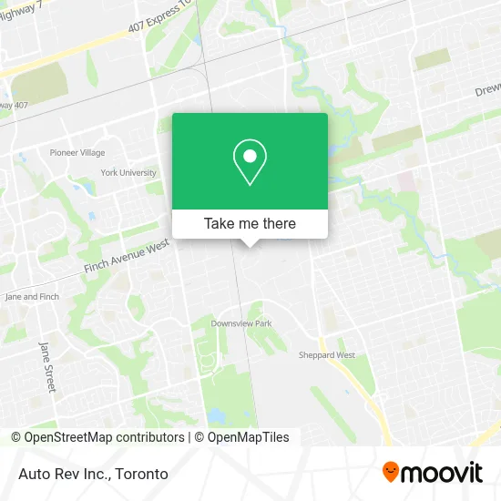 Auto Rev Inc. map