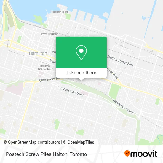 Postech Screw Piles Halton map