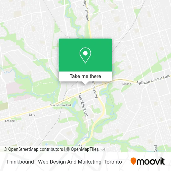Thinkbound - Web Design And Marketing map