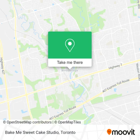 Bake Me Sweet Cake Studio map