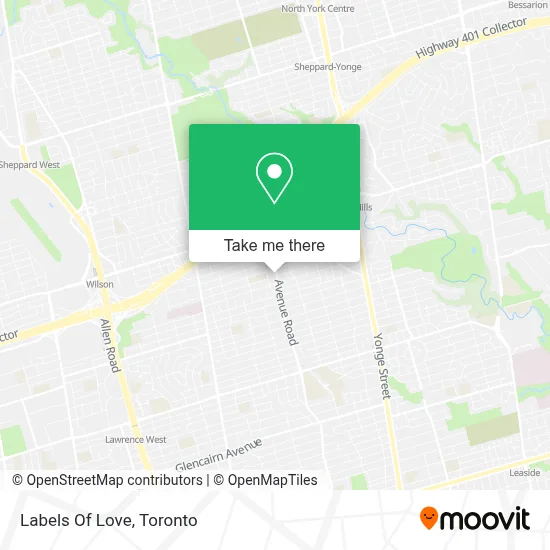 Labels Of Love map