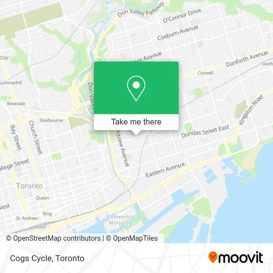 Cogs Cycle map