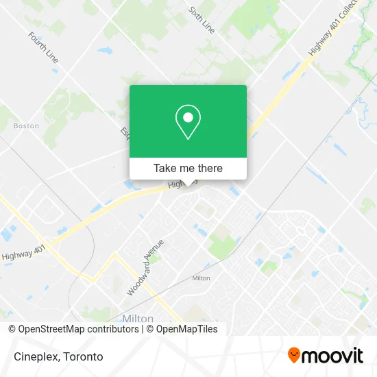 Cineplex map