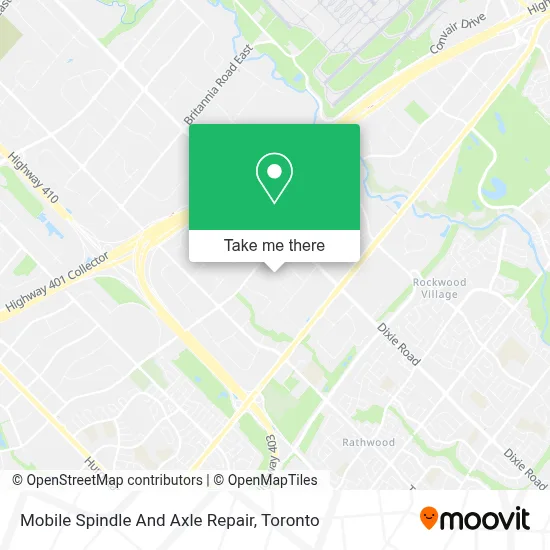 Mobile Spindle And Axle Repair map
