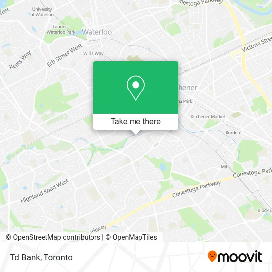 Td Bank map