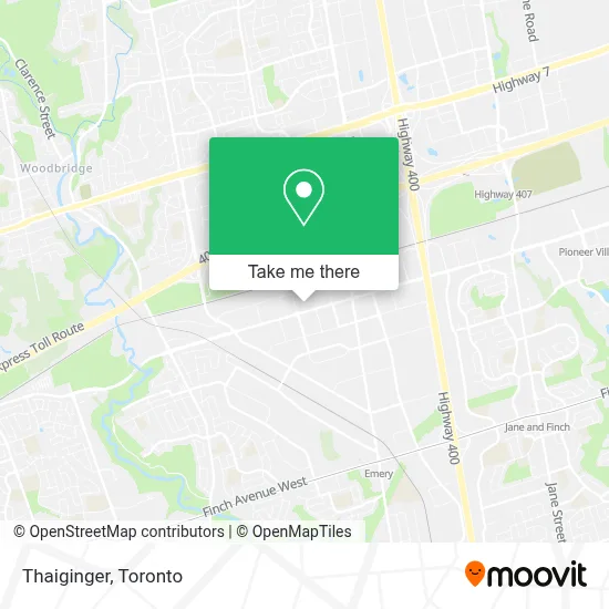 Thaiginger map