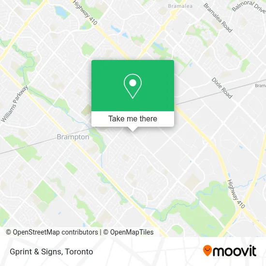 Gprint & Signs map