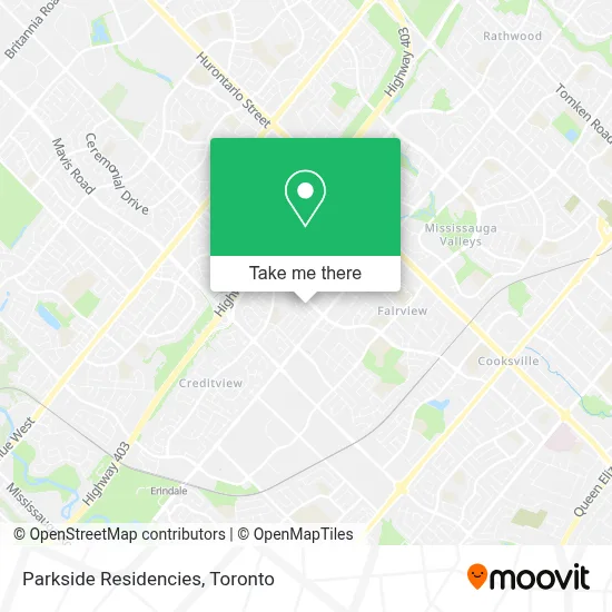 Parkside Residencies map