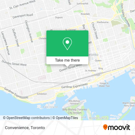 Convenience map
