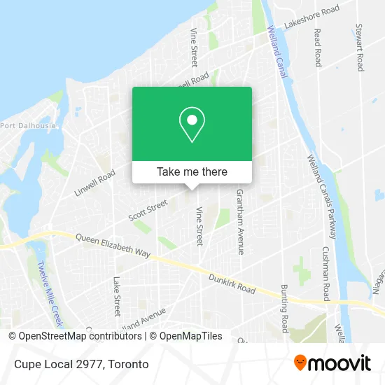 Cupe Local 2977 map