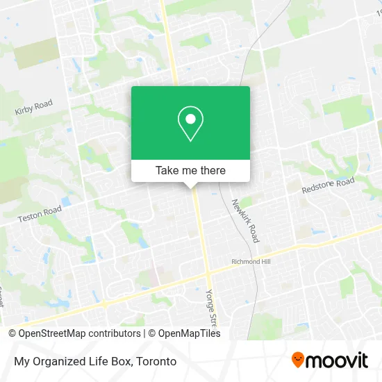 My Organized Life Box map