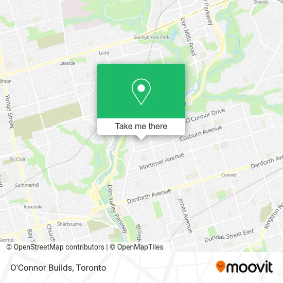O'Connor Builds map