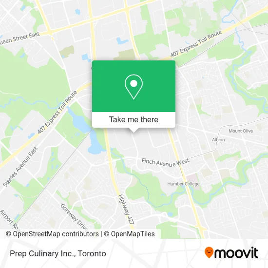 Prep Culinary Inc. map