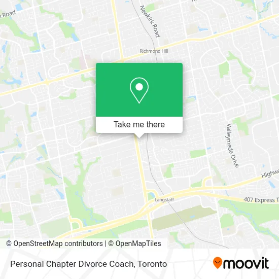 Personal Chapter Divorce Coach map