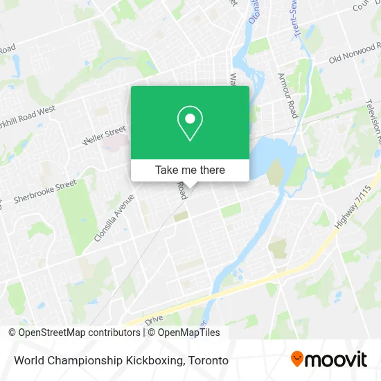 World Championship Kickboxing map