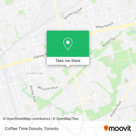 Coffee Time Donuts map