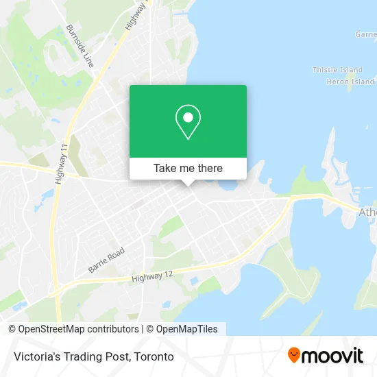 Victoria's Trading Post map