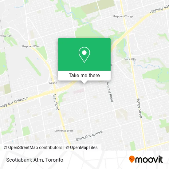 Scotiabank Atm map