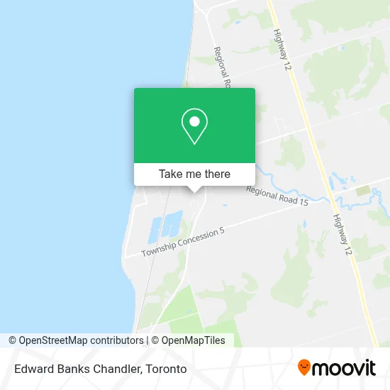 Edward Banks Chandler map