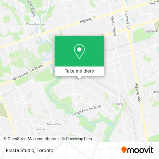 Fiesta Studio map