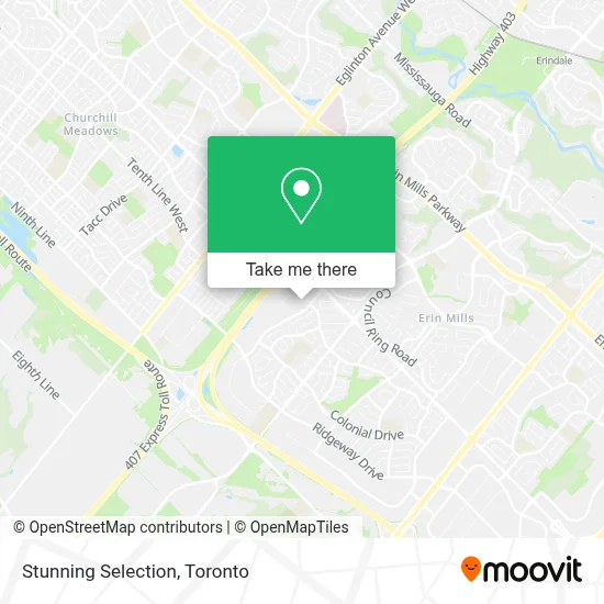 Stunning Selection map