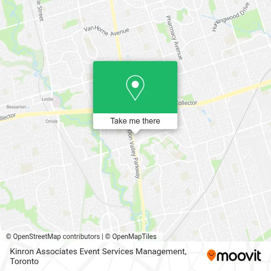 Kinron Associates Event Services Management map