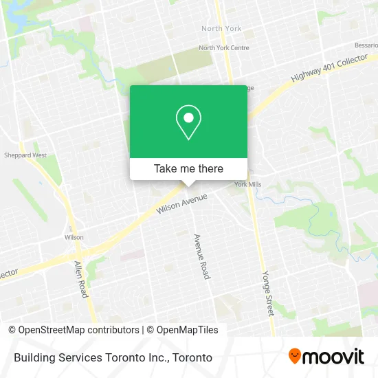 Building Services Toronto Inc. map