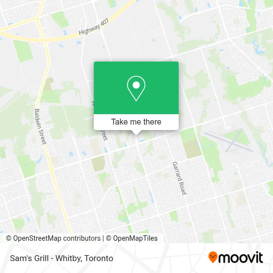 Sam's Grill - Whitby map