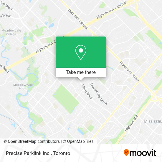 Precise Parklink Inc. map