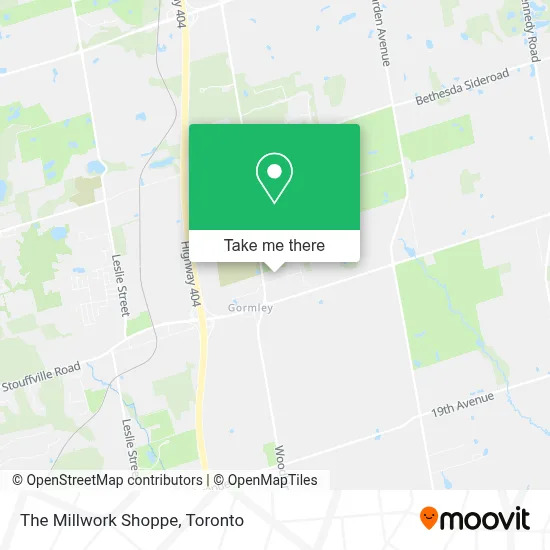 The Millwork Shoppe map