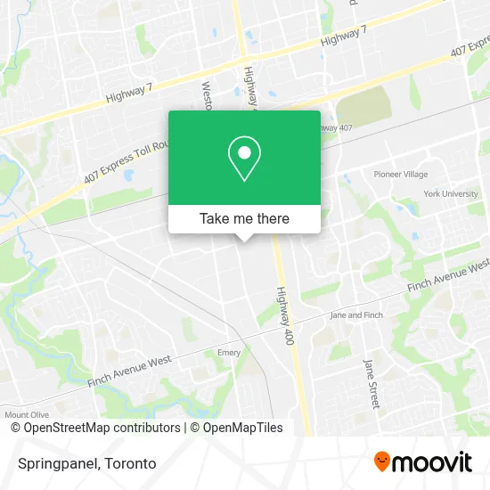 Springpanel map
