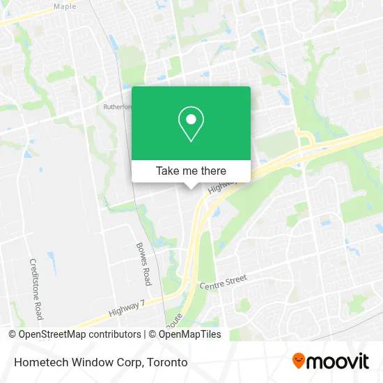 Hometech Window Corp map