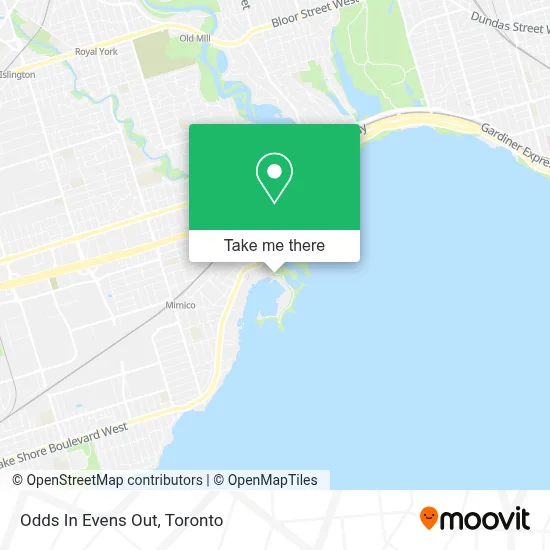 Odds In Evens Out map
