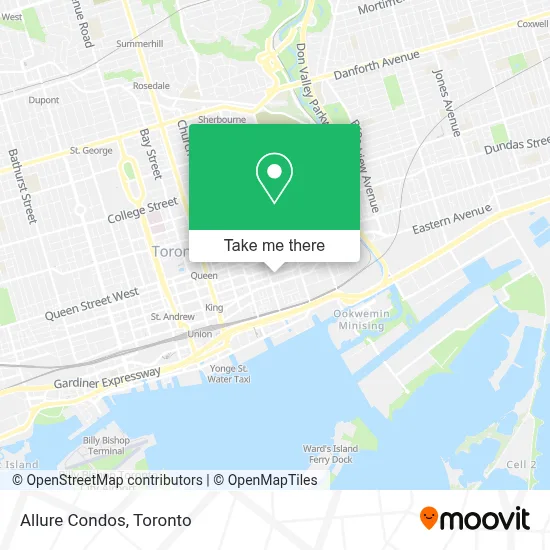 Allure Condos map