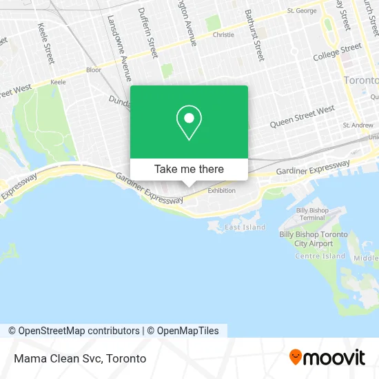 Mama Clean Svc map