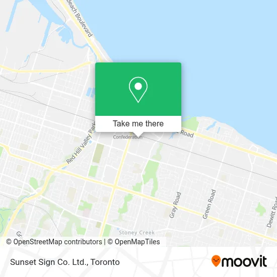 Sunset Sign Co. Ltd. map