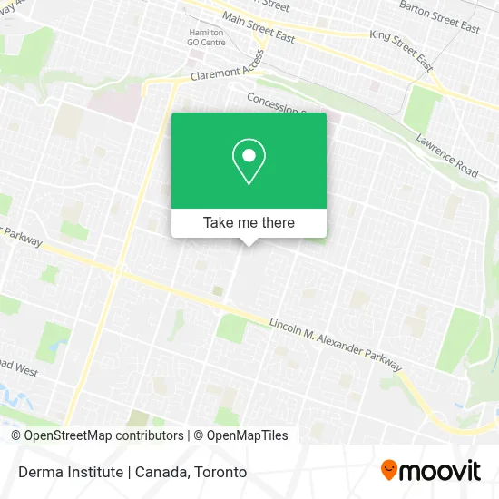 Derma Institute | Canada map
