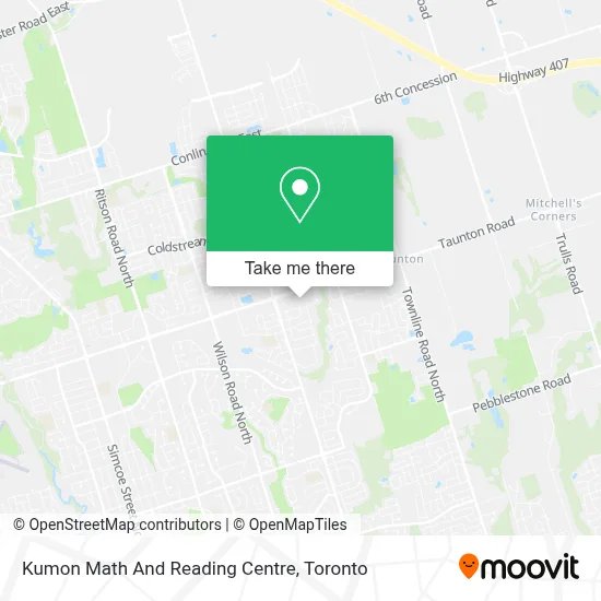 Kumon Math And Reading Centre map
