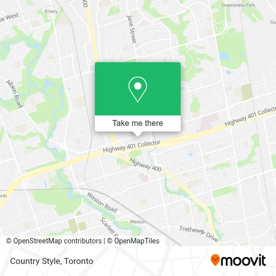 Country Style map