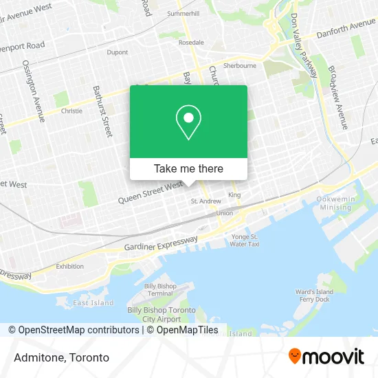 Admitone map