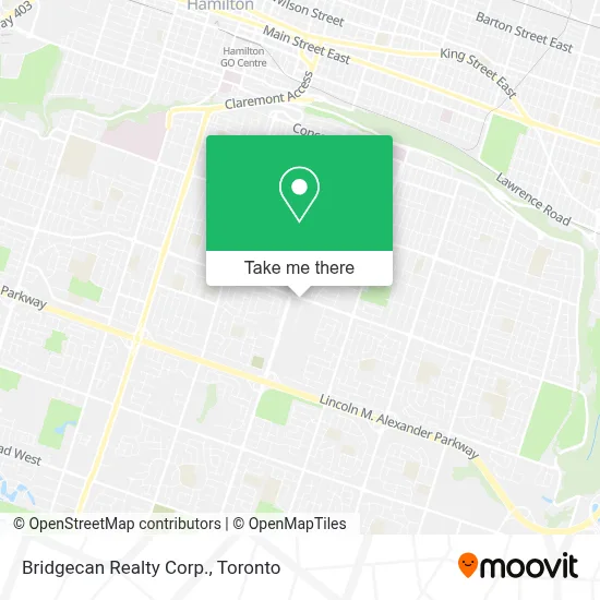Bridgecan Realty Corp. map