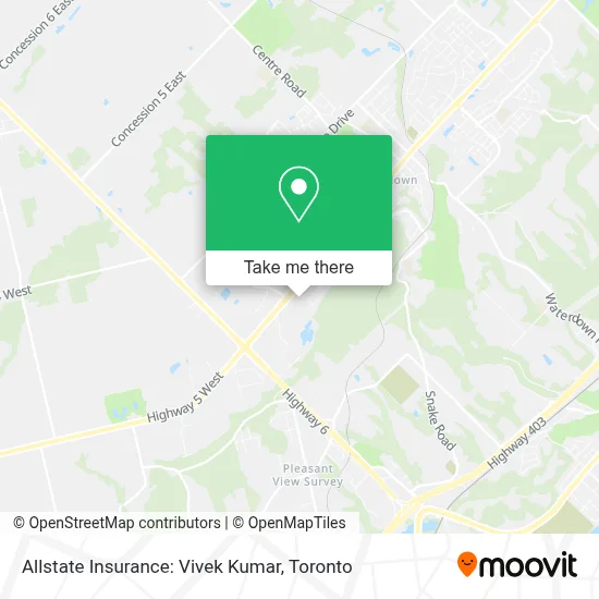 Allstate Insurance: Vivek Kumar map
