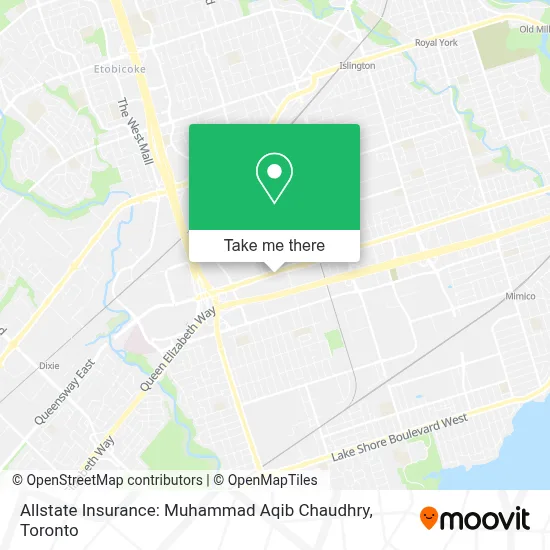 Allstate Insurance: Muhammad Aqib Chaudhry map