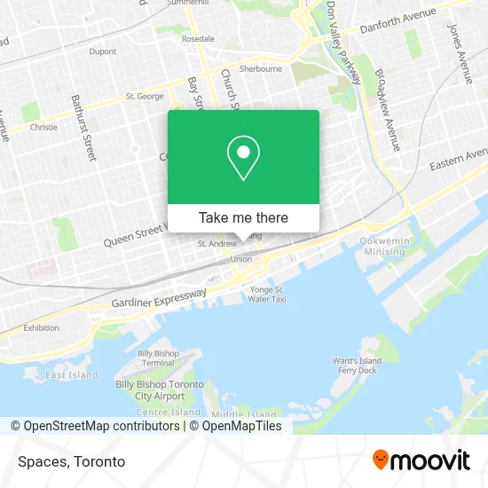 Spaces map