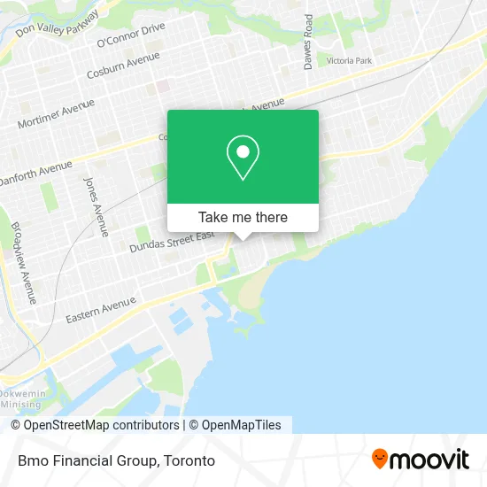Bmo Financial Group map