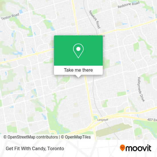 Get Fit With Candy map