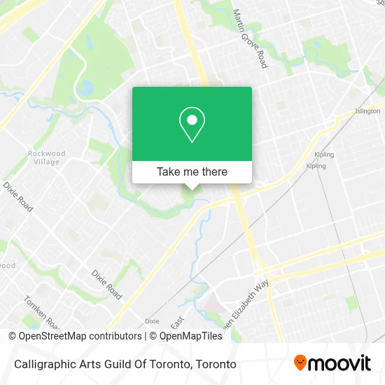Calligraphic Arts Guild Of Toronto map