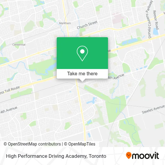 High Performance Driving Academy map