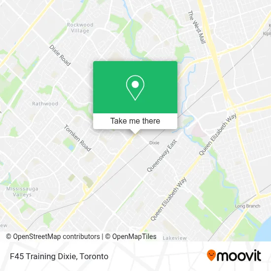 F45 Training Dixie map