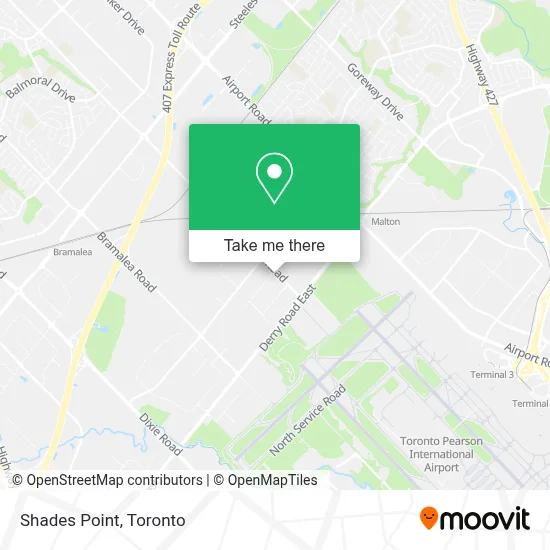 Shades Point map